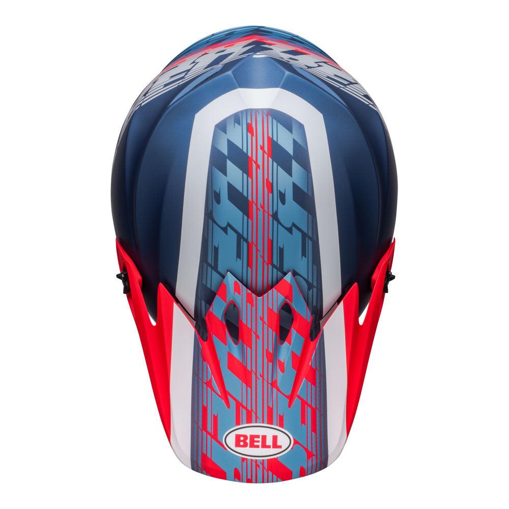 BELL MX-9 MIPS OFFSET 2022 HELMET - MATT METALLIC BLUE/WHITE CASSONS PTY LTD sold by Cully's Yamaha