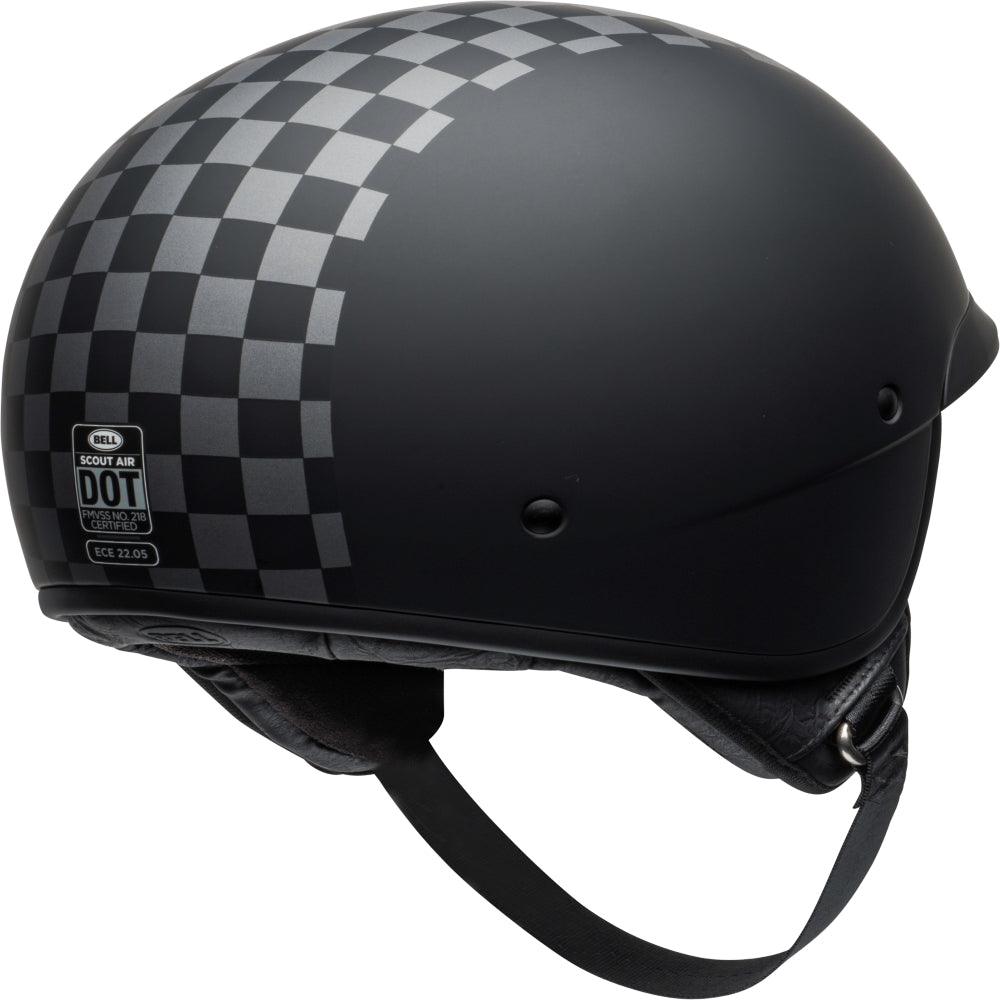 BELL SCOUT AIR CHECK HELMET - BLACK/WHITE CASSONS PTY LTD sold by Cully's Yamaha