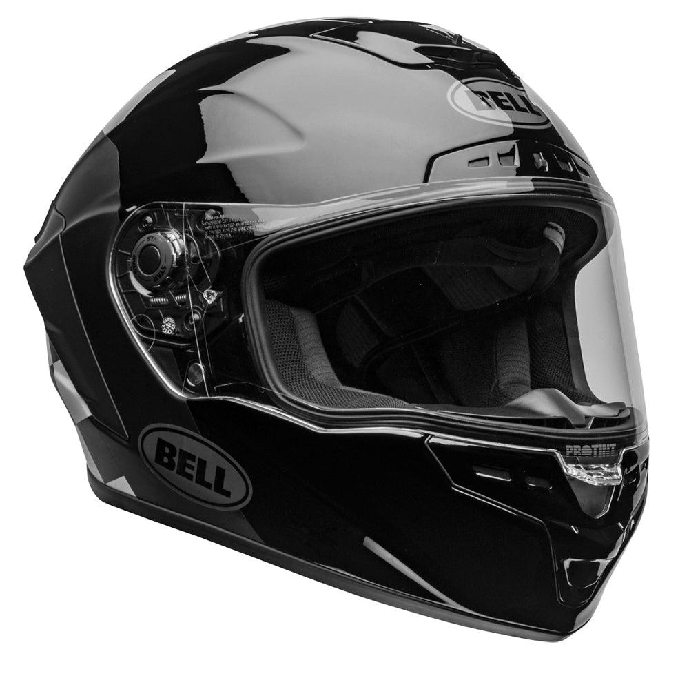 BELL STAR DLX LUX CHECKERS (MIPS) HELMET - BLACK/WHITE CASSONS PTY LTD sold by Cully's Yamaha