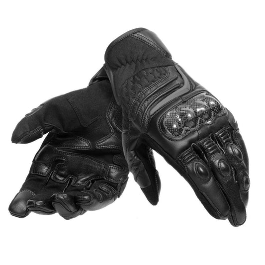 DAINESE CARBON 3 SHORT GLOVES - BLACK MCLEOD ACCESSORIES (P) sold by Cully's Yamaha