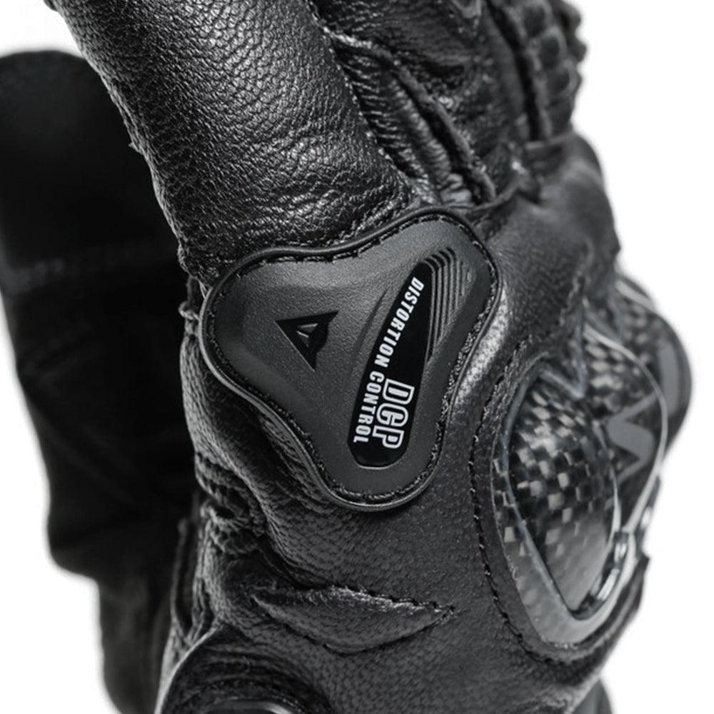 DAINESE CARBON 3 SHORT GLOVES - BLACK MCLEOD ACCESSORIES (P) sold by Cully's Yamaha