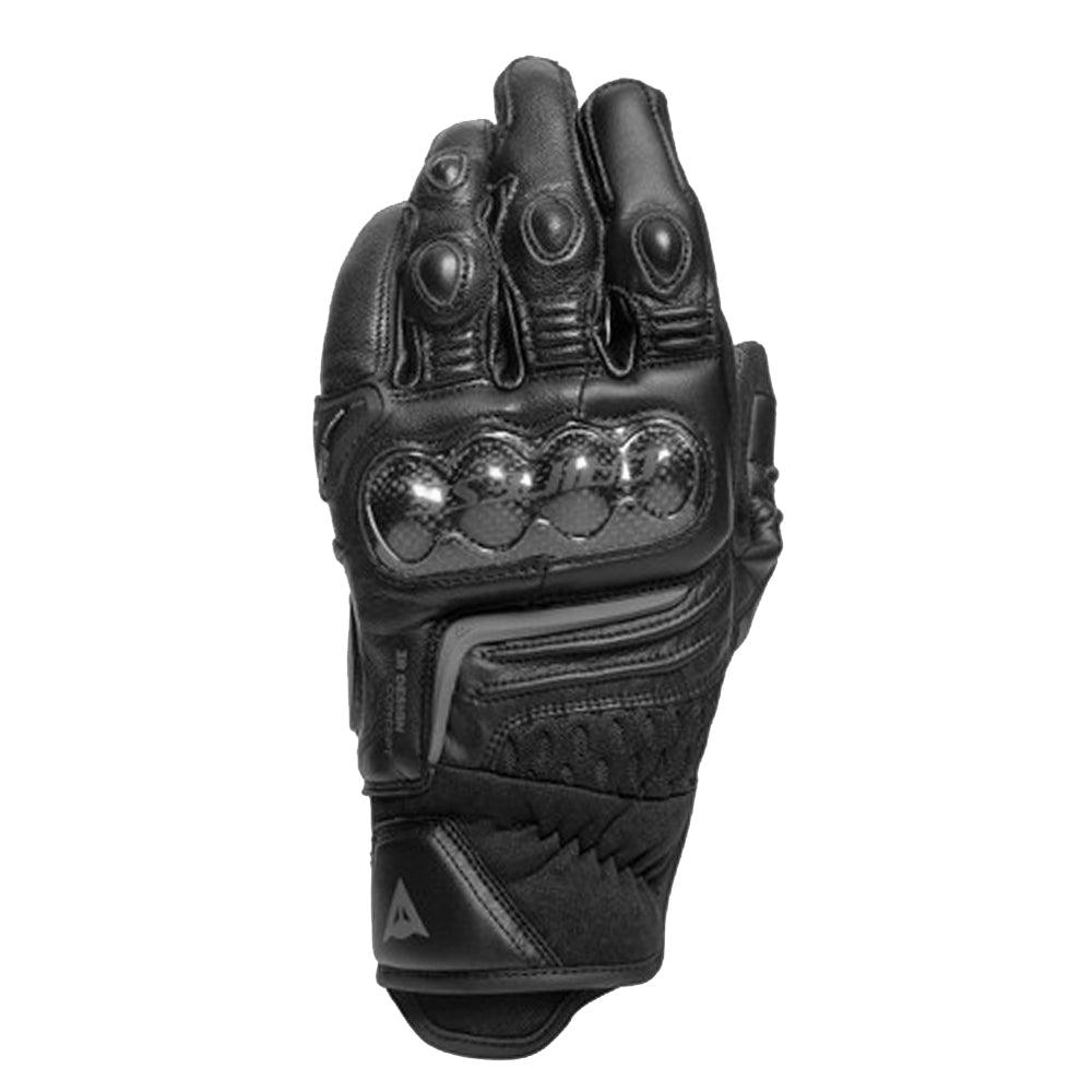 DAINESE CARBON 3 SHORT GLOVES - BLACK MCLEOD ACCESSORIES (P) sold by Cully's Yamaha