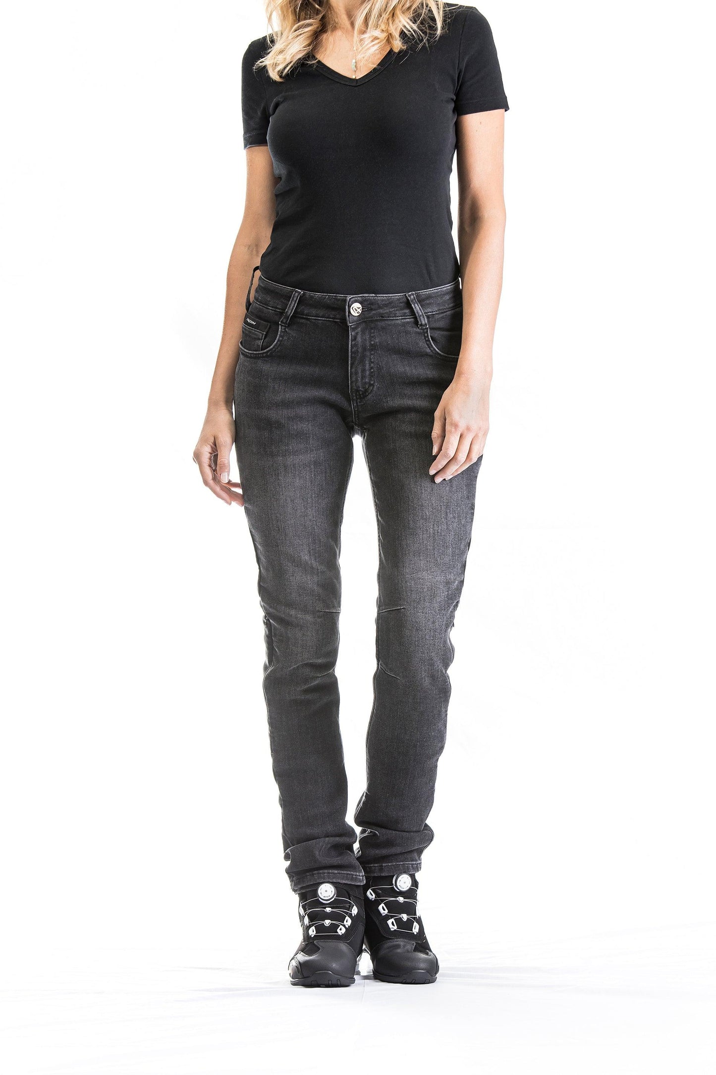 IXON CATHELYN LADY JEAN PANTS - ANTHRACITE CASSONS PTY LTD sold by Cully's Yamaha