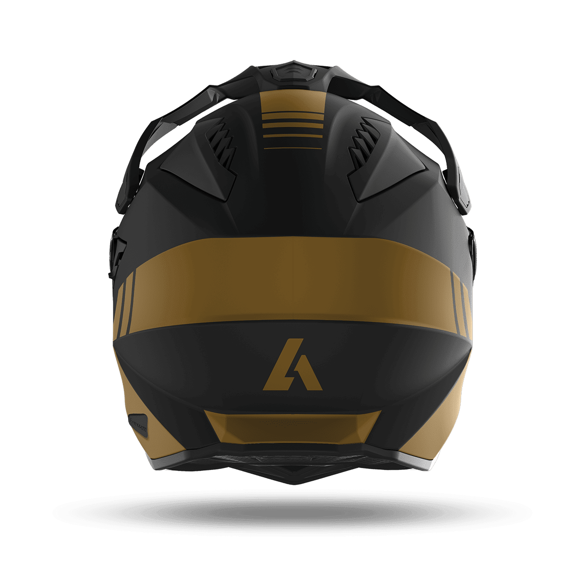 AIROH COMMANDER HELMET - MATT GOLD MOTO NATIONAL ACCESSORIES PTY sold by Cully's Yamaha