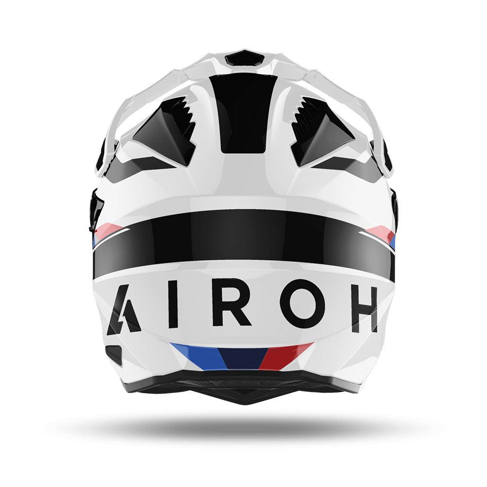 AIROH COMMANDER HELMET - 'SKILL' WHITE GLOSS MOTO NATIONAL ACCESSORIES PTY sold by Cully's Yamaha