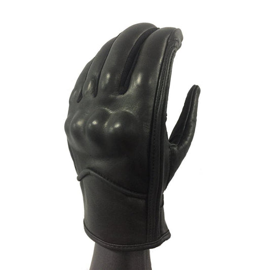 TENTENTHS CRUISE LEATHER GLOVES - BLACK PAKISTAN LEATHER sold by Cully's Yamaha