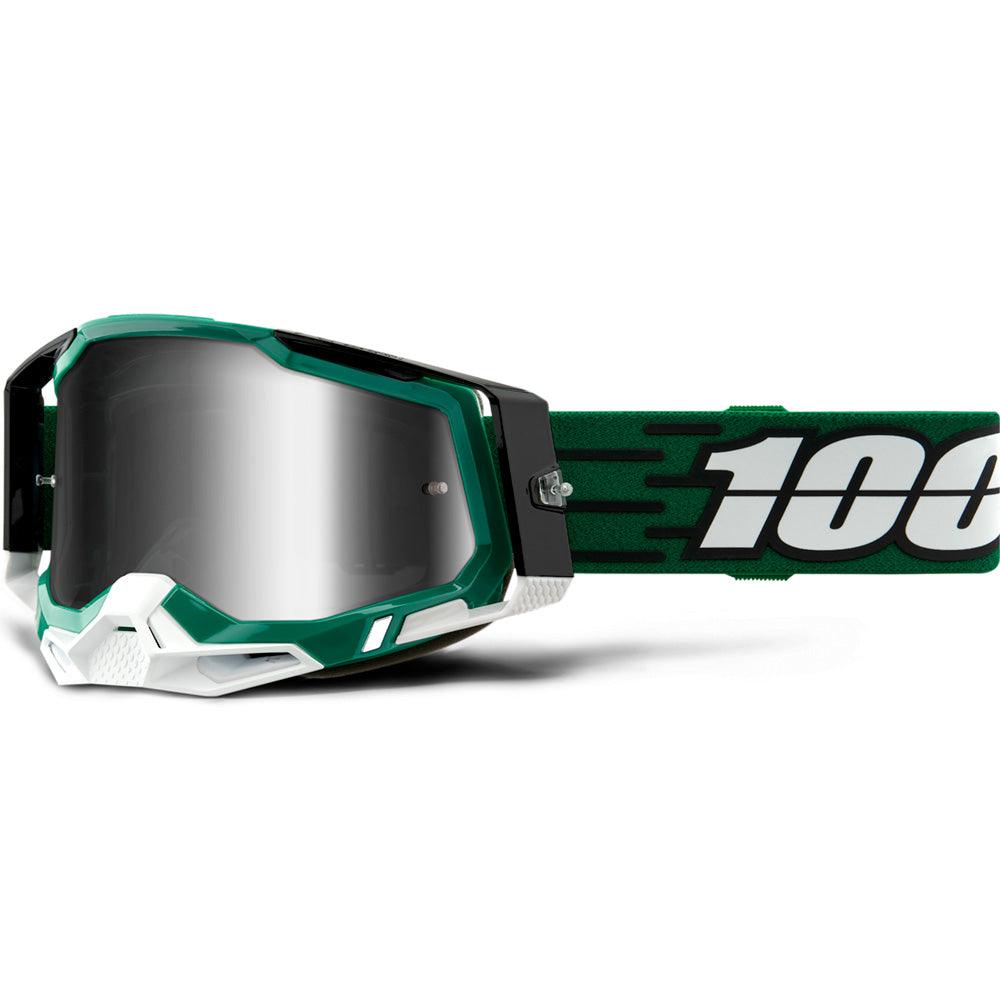 100% RACECRAFT 2 GOGGLE - MILORI (SILVER MIRROR)