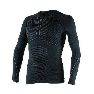 DAINESE D-CORE THERMO TEE LONG SLEEVED - BLACK/ANTHRACITE MCLEOD ACCESSORIES (P) sold by Cully's Yamaha