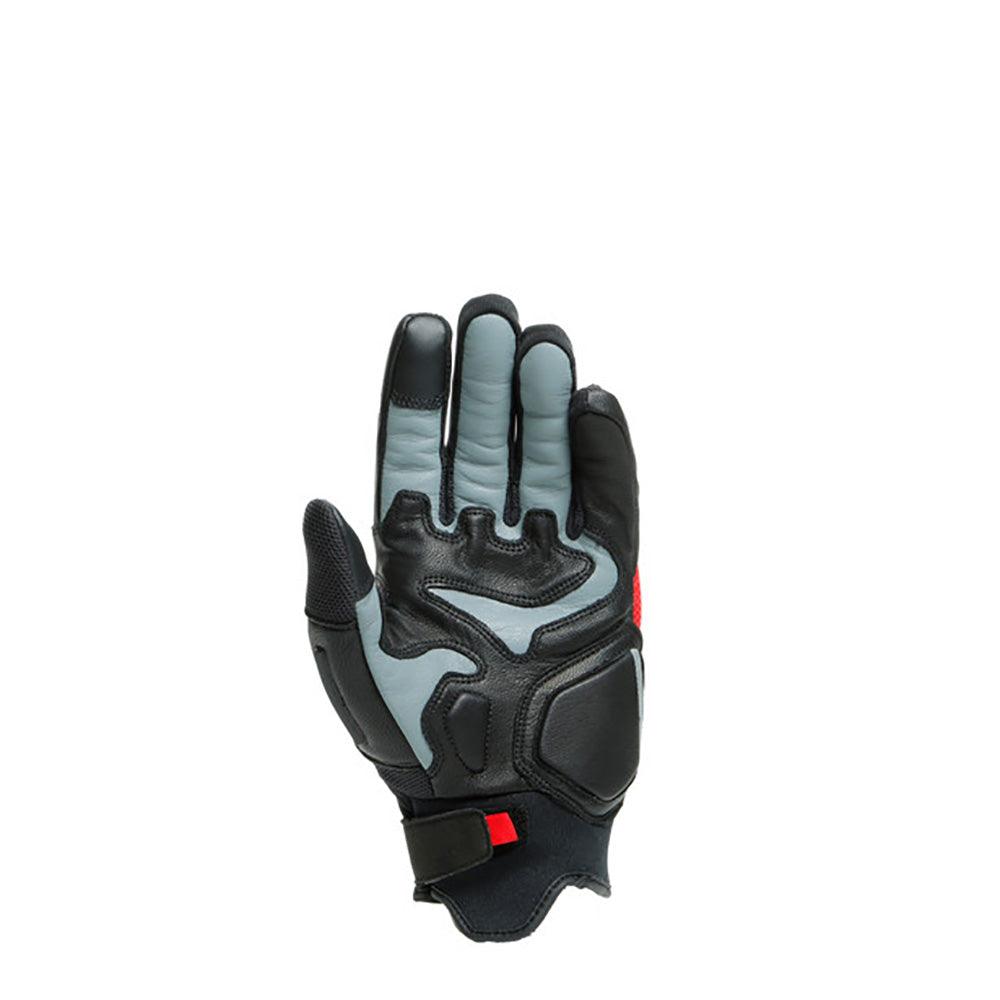 DAINESE D-EXPLORER 2 GLOVES - GLACIER GREY/BLUE/LAVA RED MCLEOD ACCESSORIES (P) sold by Cully's Yamaha