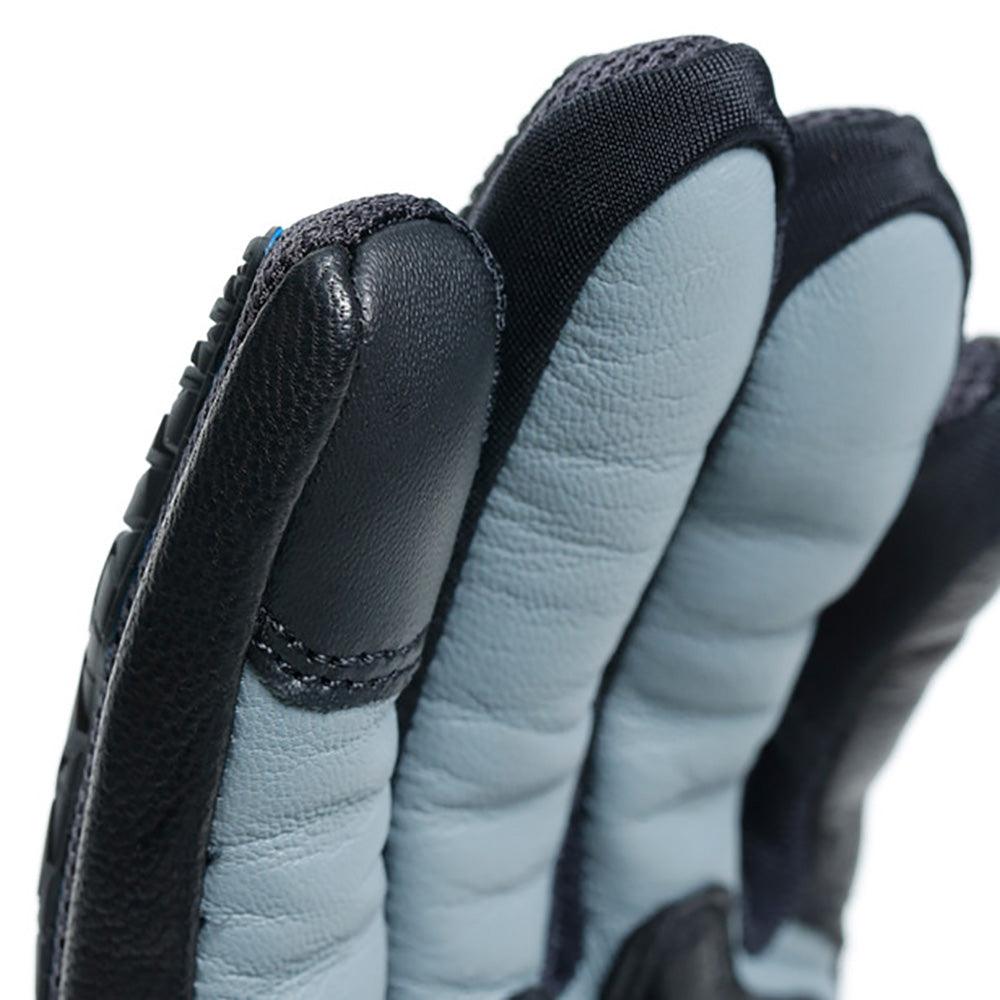 DAINESE D-EXPLORER 2 GLOVES - GLACIER GREY/BLUE/LAVA RED MCLEOD ACCESSORIES (P) sold by Cully's Yamaha
