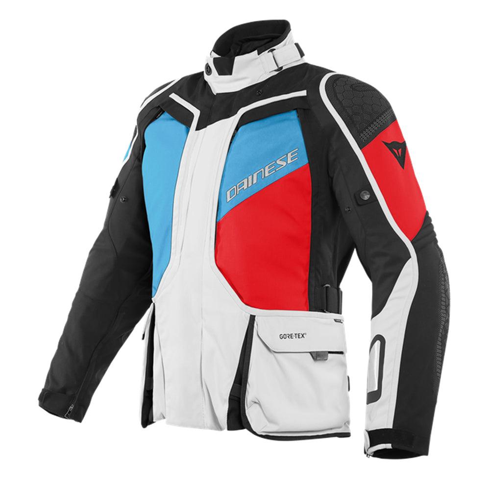 DAINESE D-EXPLORER 2 GORE-TEX®JACKET - GLACIER GREY/BLUE/LAVA RED/BLACK MCLEOD ACCESSORIES (P) sold by Cully's Yamaha