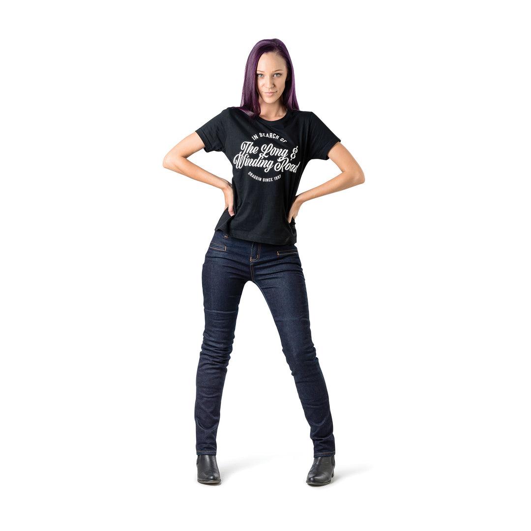 DRAGGIN TWISTA LADIES JEANS - BLACK DRAGGIN JEANS PTY LTD sold by Cully's Yamaha