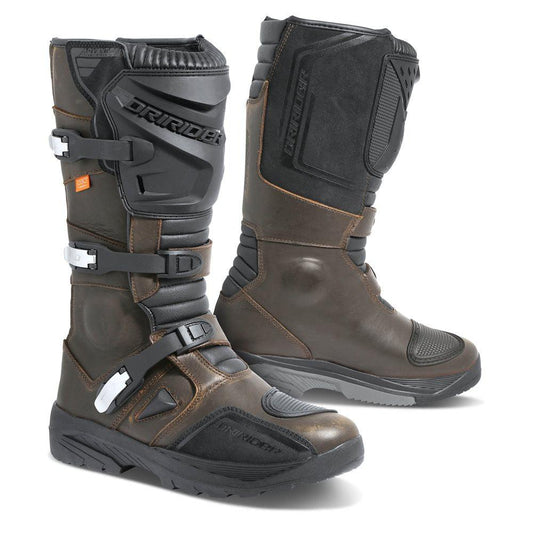 DRIRIDER ADVENTURE C1 BOOTS - BROWN MCLEOD ACCESSORIES (P) sold by Cully's Yamaha