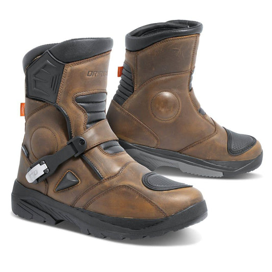 DRIRIDER ADVENTURE C2 BOOTS - BROWN MCLEOD ACCESSORIES (P) sold by Cully's Yamaha