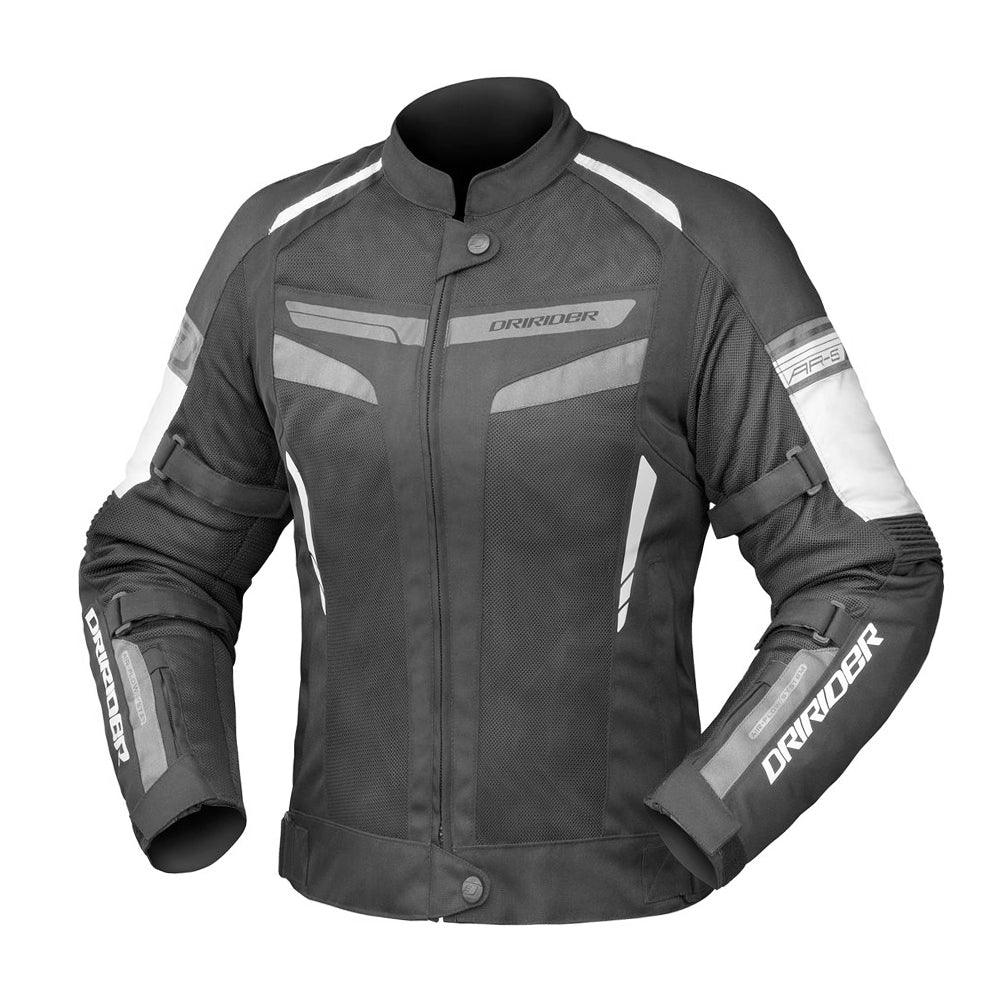 DRIRIDER AIR-RIDE LADIES JACKET BLACK/WHITE/GREY – Cully's Yamaha