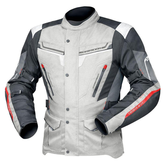 DRIRIDER APEX 5 JACKET - GREY/WHITE/BLACK MCLEOD ACCESSORIES (P) sold by Cully's Yamaha