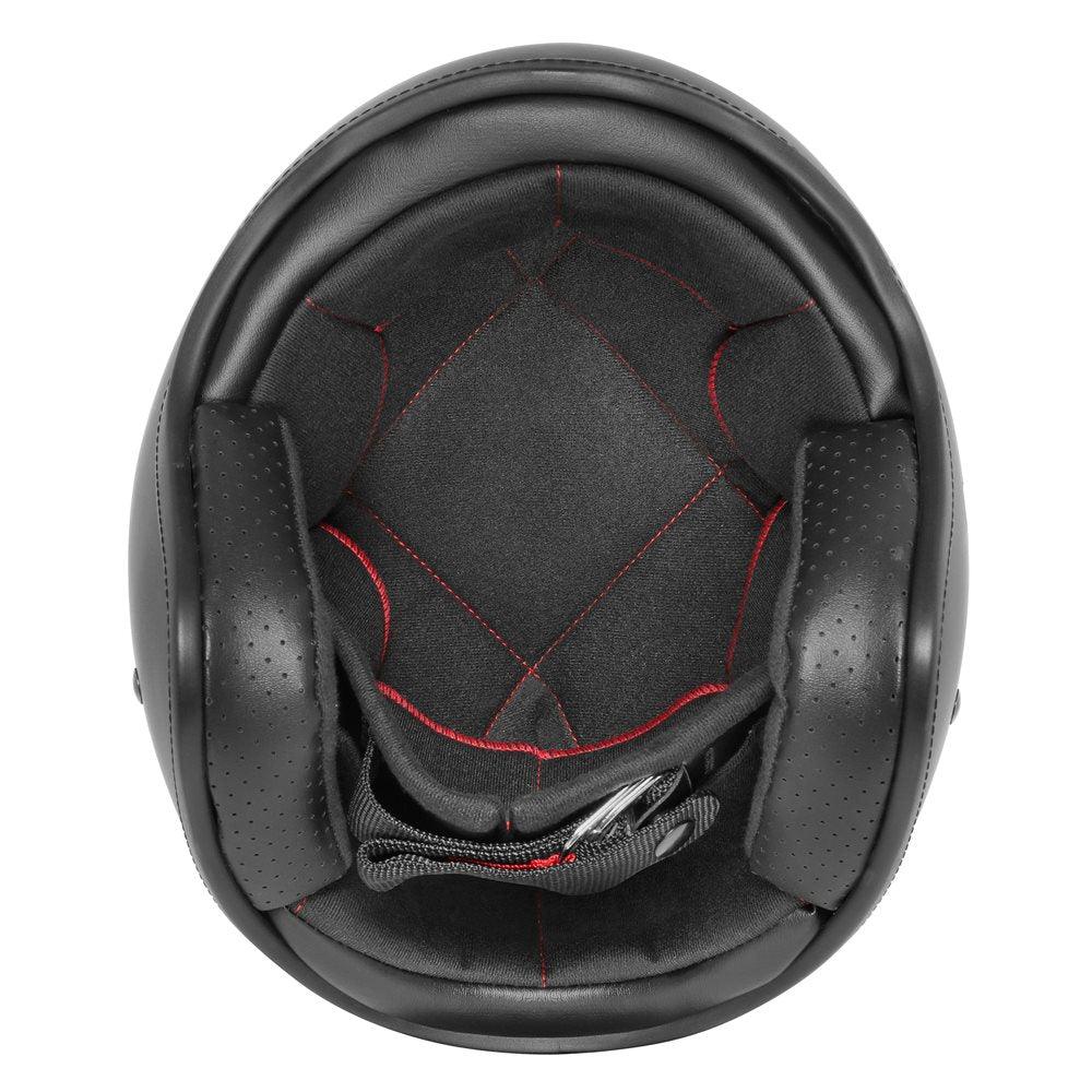 DRIRIDER BASE HELMET - BONES MATT BLACK MCLEOD ACCESSORIES (P) sold by Cully's Yamaha