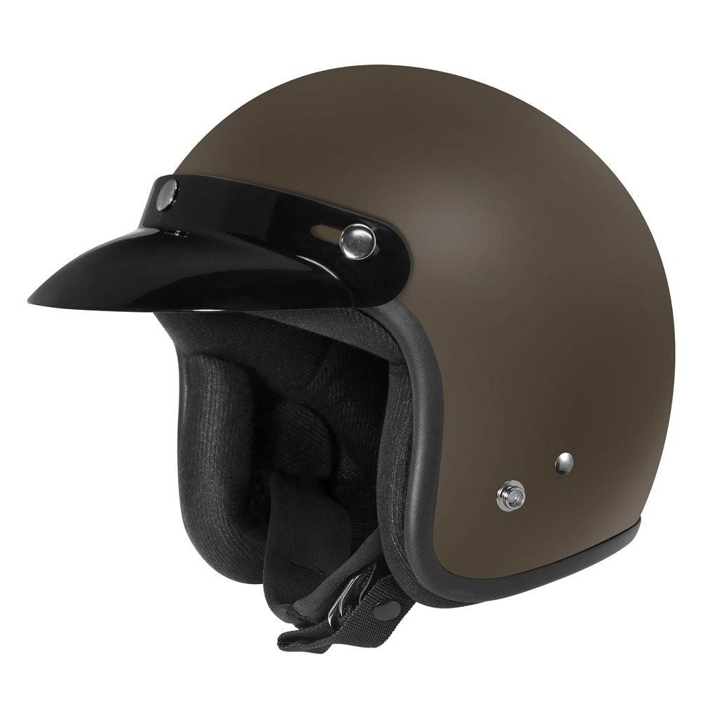 DRIRIDER BASE HELMET - BROWN MCLEOD ACCESSORIES (P) sold by Cully's Yamaha