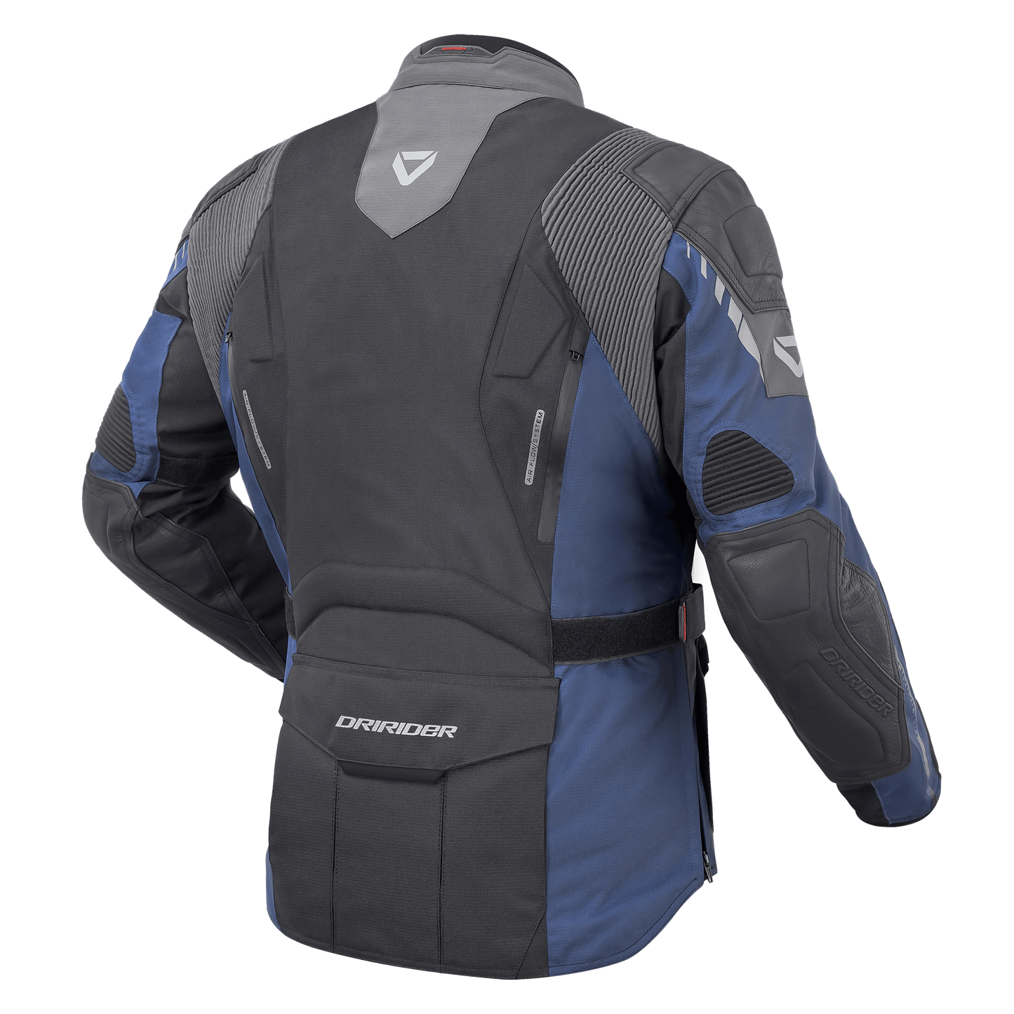 DRIRIDER NORDIC V JACKET - NAVY/GREY MCLEOD ACCESSORIES (P) sold by Cully's Yamaha