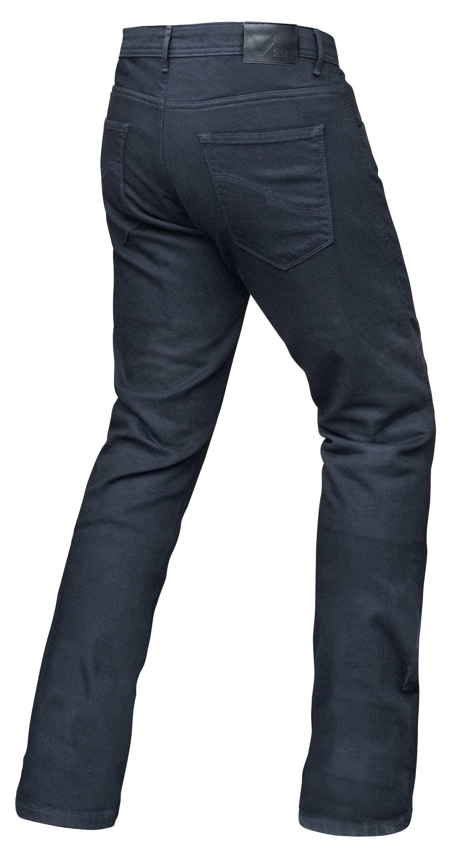DRIRIDER TITAN OVER THE BOOT REGULAR LEG JEANS - BLACK MCLEOD ACCESSORIES (P) sold by Cully's Yamaha