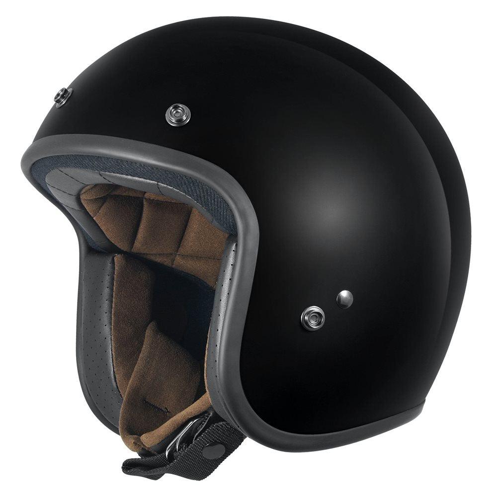 DRIRIDER VINTAGE CUSTOM FG HELMET BLACK Cully s Yamaha