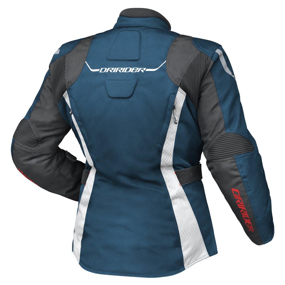 DRIRIDER VIVID 2 LADIES JACKET - ATLANTIC BLUE MCLEOD ACCESSORIES (P) sold by Cully's Yamaha