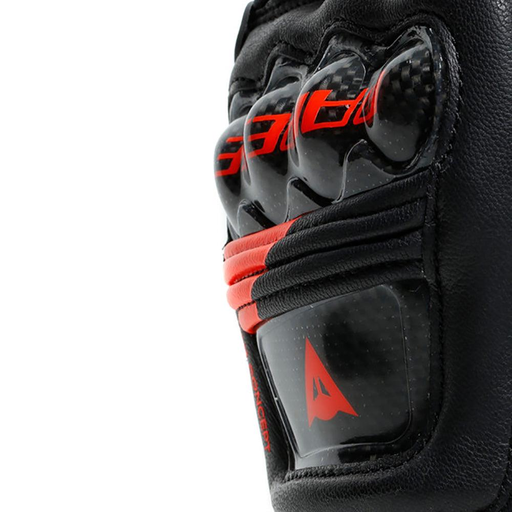 DAINESE DRUID 3 GLOVES - BLACK/RED MCLEOD ACCESSORIES (P) sold by Cully's Yamaha