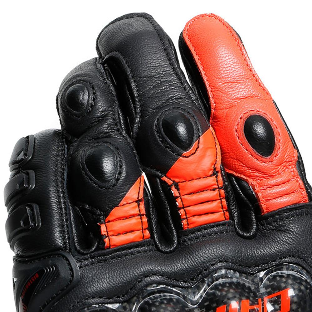 DAINESE DRUID 3 GLOVES - BLACK/RED MCLEOD ACCESSORIES (P) sold by Cully's Yamaha