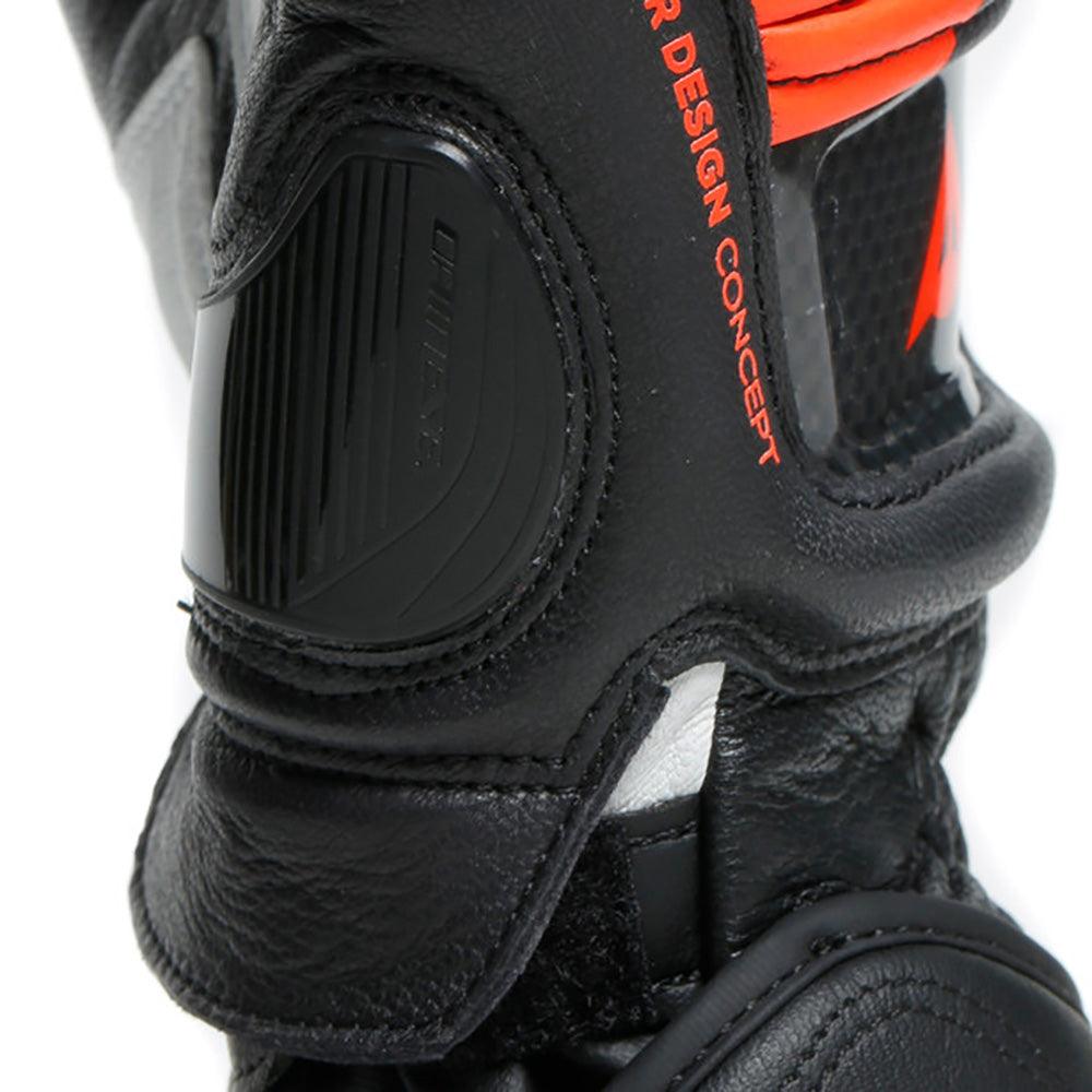 DAINESE DRUID 3 GLOVES - BLACK/RED MCLEOD ACCESSORIES (P) sold by Cully's Yamaha