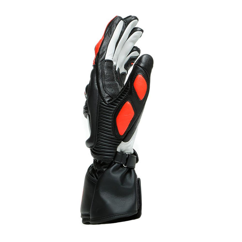 DAINESE DRUID 3 GLOVES - BLACK/RED MCLEOD ACCESSORIES (P) sold by Cully's Yamaha