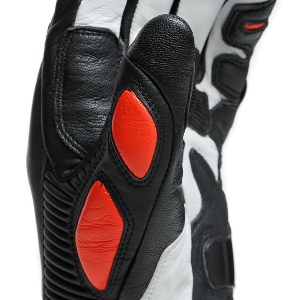 DAINESE DRUID 3 GLOVES - BLACK/RED MCLEOD ACCESSORIES (P) sold by Cully's Yamaha