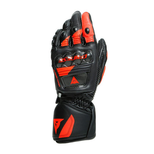 DAINESE DRUID 3 GLOVES - BLACK/RED MCLEOD ACCESSORIES (P) sold by Cully's Yamaha