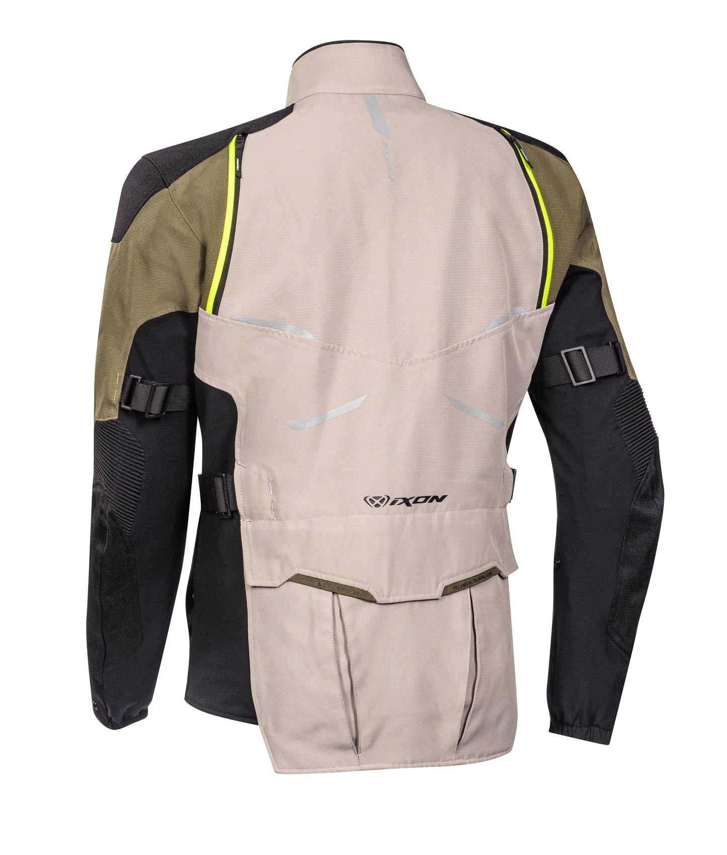 IXON EDDAS JACKET - GREY/KHAKI/BLACK CASSONS PTY LTD sold by Cully's Yamaha