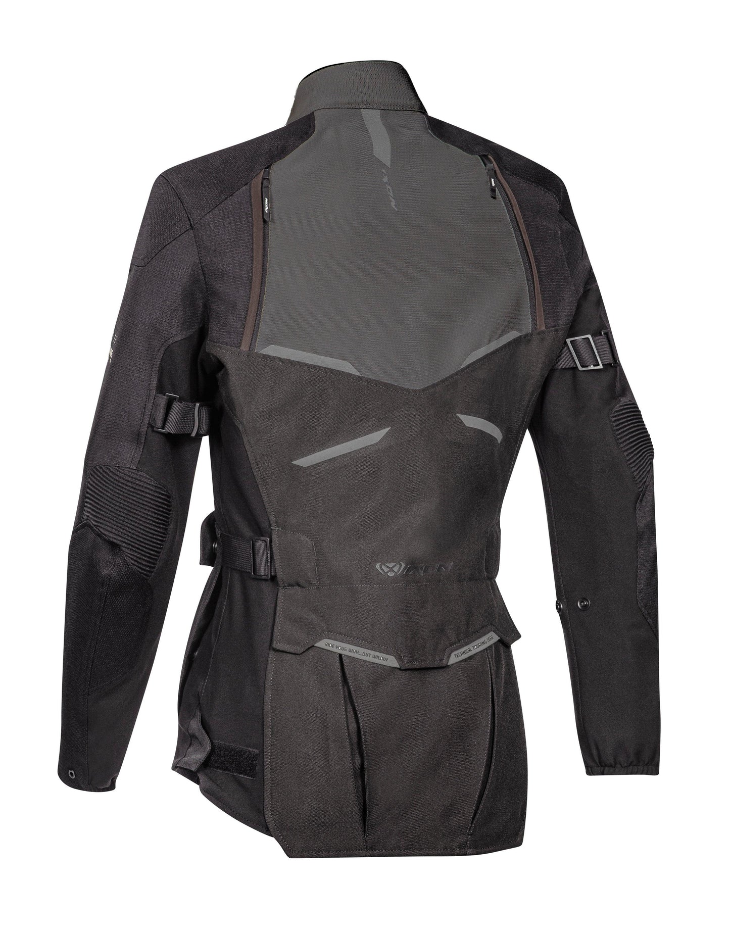 IXON EDDAS LADY JACKET - BLACK/ANTHRACITE CASSONS PTY LTD sold by Cully's Yamaha