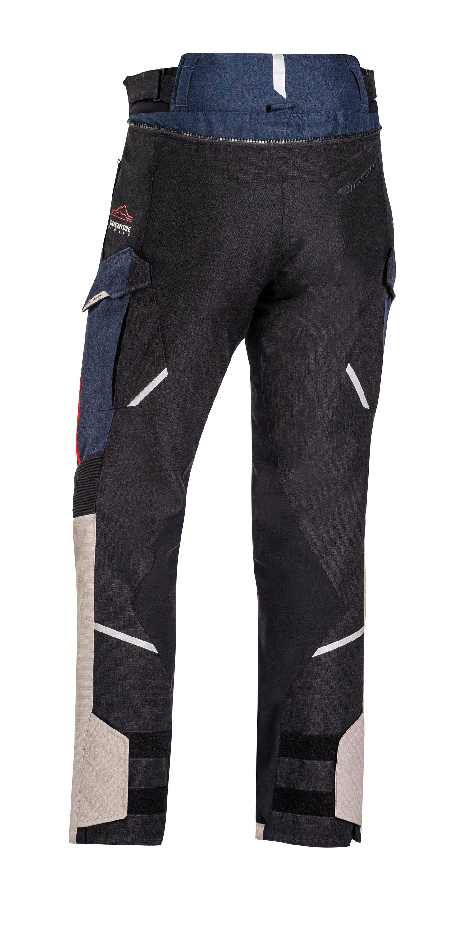 IXON EDDAS PANTS - GREY/BLUE/BLACK CASSONS PTY LTD sold by Cully's Yamaha