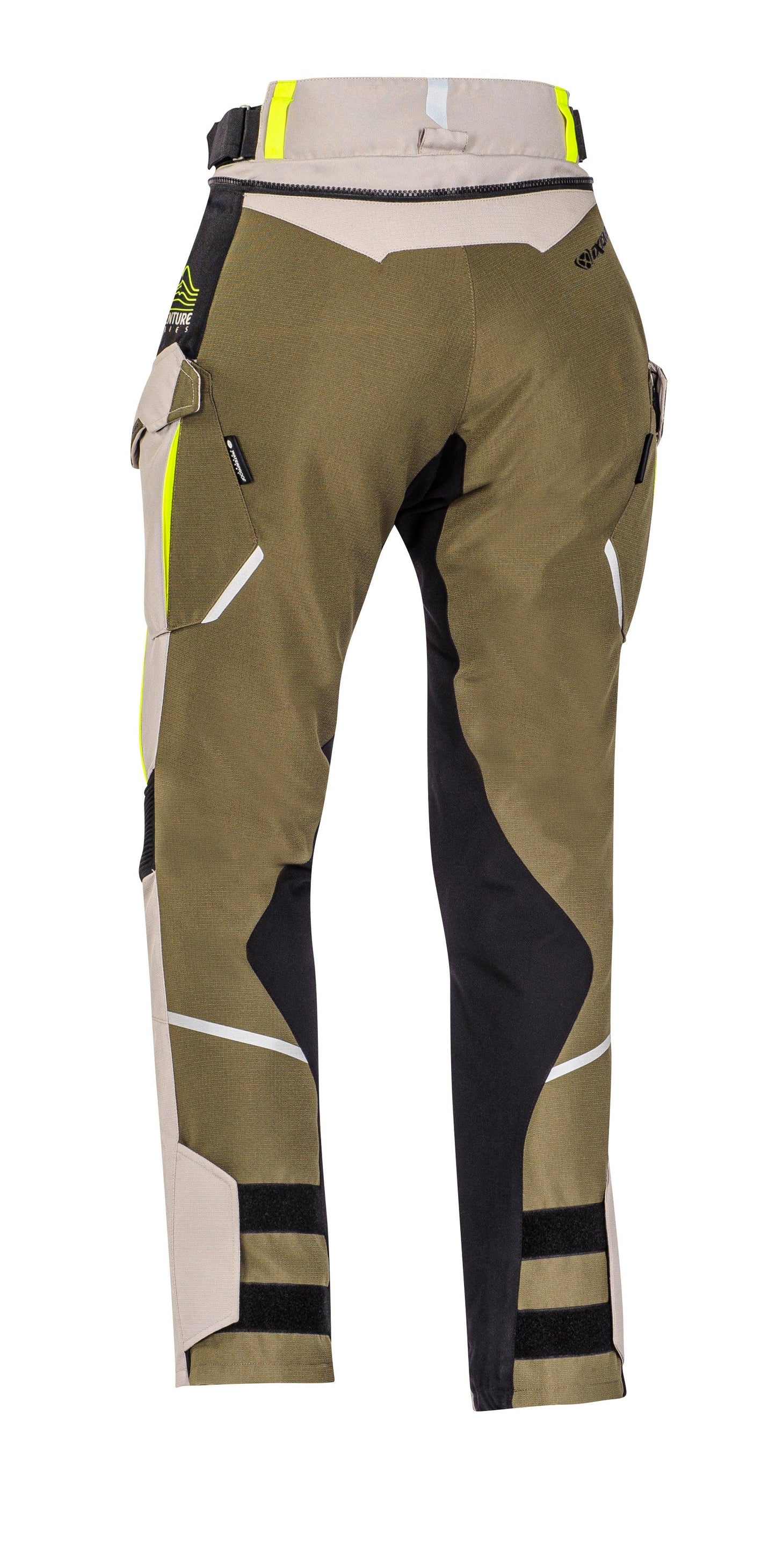 IXON EDDAS LADY PANTS - GREY/KHAKI/BLACK CASSONS PTY LTD sold by Cully's Yamaha