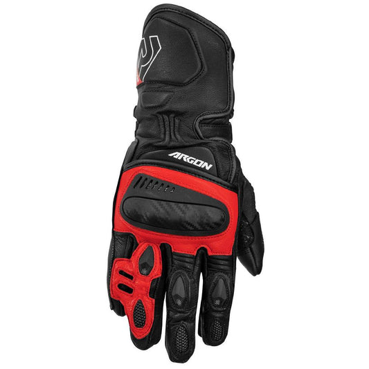 ARGON ENGAGE GLOVES - BLACK/RED MCLEOD ACCESSORIES (P) sold by Cully's Yamaha