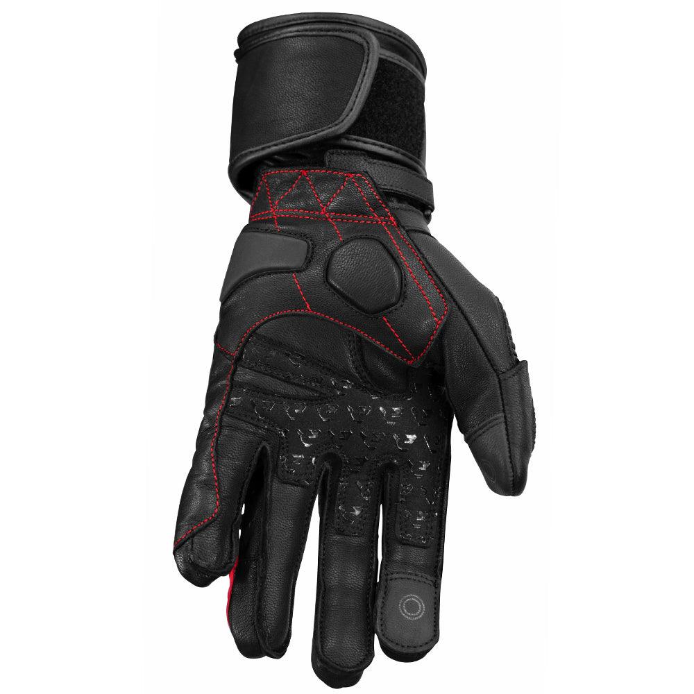 ARGON ENGAGE GLOVES - BLACK/RED MCLEOD ACCESSORIES (P) sold by Cully's Yamaha