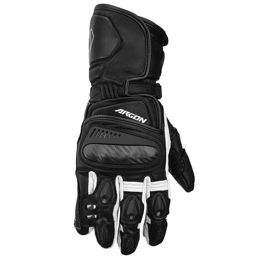 ARGON ENGAGE GLOVES - BLACK/WHITE MCLEOD ACCESSORIES (P) sold by Cully's Yamaha