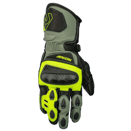 ARGON ENGAGE GLOVES - GREY/LIME MCLEOD ACCESSORIES (P) sold by Cully's Yamaha