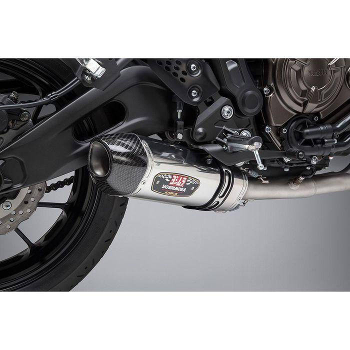 YOSHIMURA R77 RACE FS SS/SS/CF - MT-07 15-22, XSR700 18-22, R7 22 SERCO PTY LTD sold by Cully's Yamaha