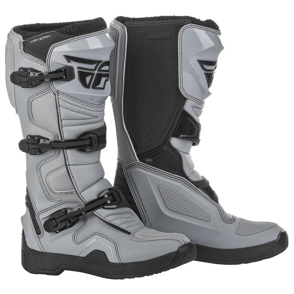 FLY MAVERIK BOOTS - GREY/BLACK MCLEOD ACCESSORIES (P) sold by Cully's Yamaha