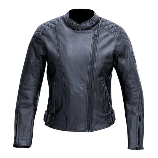 MERLIN HADLEY LADIES LEATHER JACKET - BLACK G P WHOLESALE sold by Cully's Yamaha
