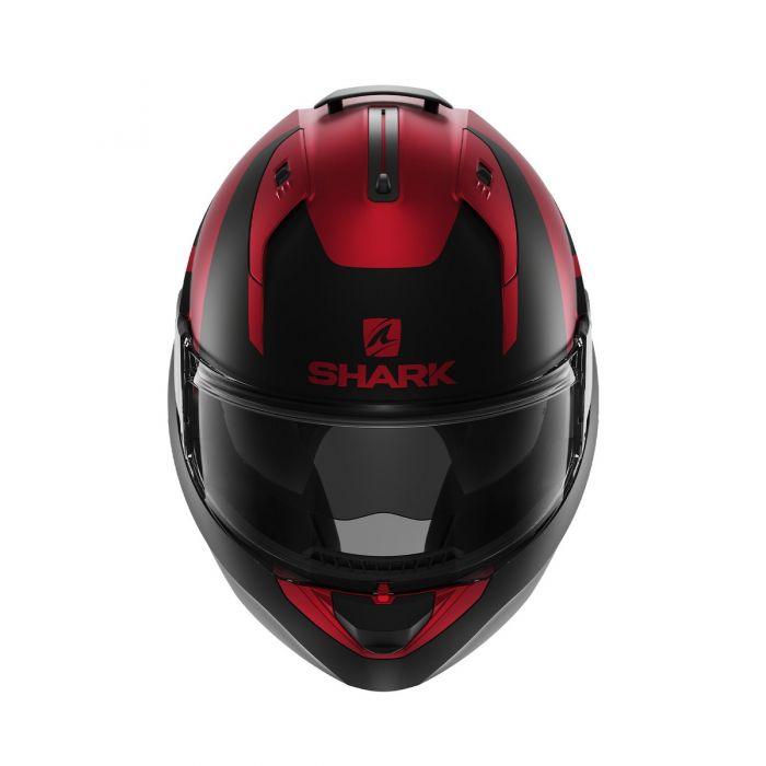 SHARK EVO ES KEDJE MAT HELMET - RED/BLACK FICEDA ACCESSORIES sold by Cully's Yamaha