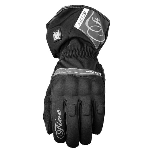 FIVE HG-3 LADIES HEATED WINTER GLOVES - BLACK MOTO NATIONAL ACCESSORIES PTY sold by Cully's Yamaha