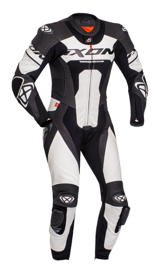 IXON JACKAL 1PC SUIT - BLACK/WHITE CASSONS PTY LTD sold by Cully's Yamaha