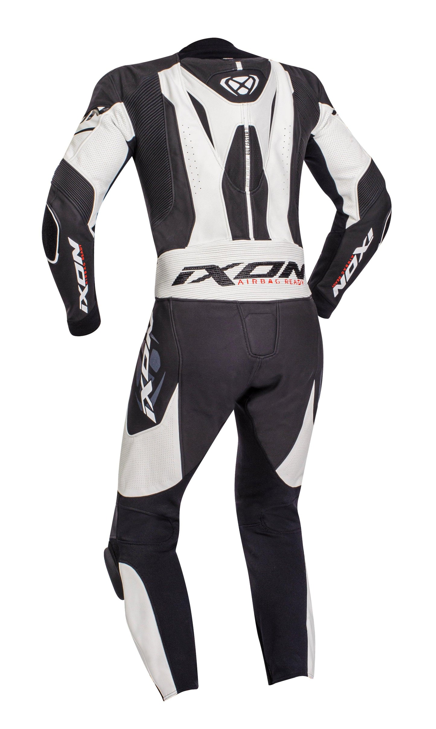 IXON JACKAL 1PC SUIT - BLACK/WHITE CASSONS PTY LTD sold by Cully's Yamaha