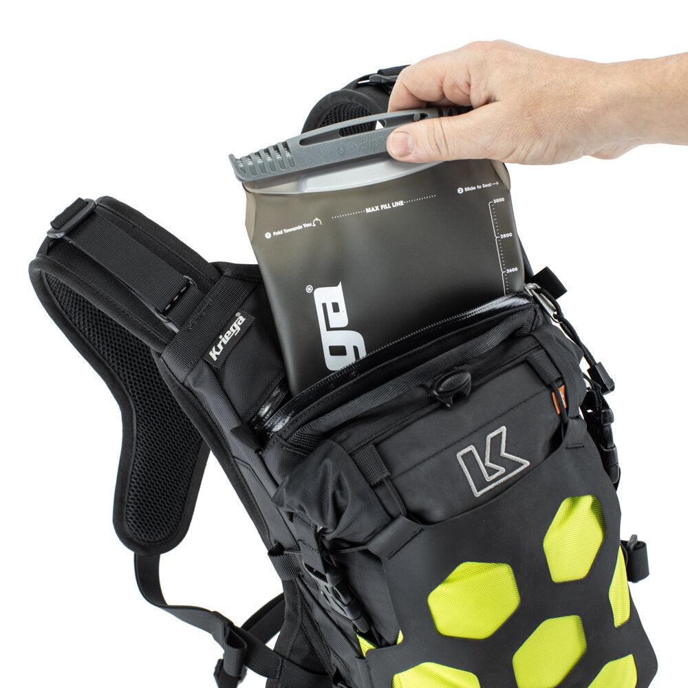KRIEGA TRAIL9 ADVENTURE BACKPACK - LIME KRIEGA AUSTRALIA sold by Cully's Yamaha