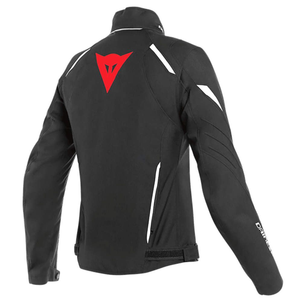 DAINESE LAGUNA SECA 3 D-DRY® LADY JACKET - BLACK/LAVA RED/WHITE MCLEOD ACCESSORIES (P) sold by Cully's Yamaha