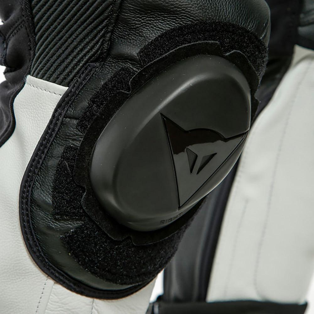 DAINESE LAGUNA SECA 5 1PC PERFORATED SUIT - BLACK/WHITE MCLEOD ACCESSORIES (P) sold by Cully's Yamaha